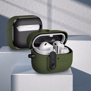 Tech-Protect Slim Hook Suojakuori Samsung Galaxy Buds 3 / 3 FE / 3 Pro:lle - Vihreä