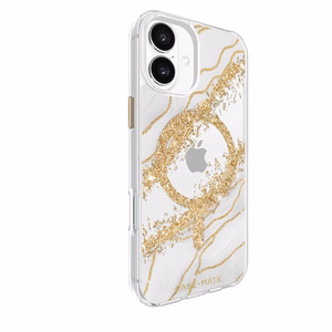 Case-Mate Karat MagSafe suojakuori iPhone 16 Plus -laitteelle, Granite -kuvioinen