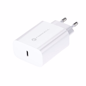 Puhelinlaturi Forcell F-Energy USB C QC4.0 PD 3A 25W TFK-TC-25WPD valkoinen