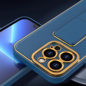 Uusi Kickstand Case tapauksessa iPhone 12 Pro jalusta sininen