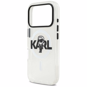 Karl Lagerfeld IML Karl Sketch Logo MagSafe Suojakuori iPhone 17 Pro:lle - Läpinäkyvä