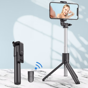 Selfiekeppi WRY1S teleskooppijalusta 0.7m puhelimelle - musta