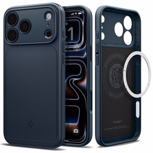 Spigen Thin Fit MagSafe -suojakuori iPhone 17 Pro Max / 18 Pro Max -malleille, sininen