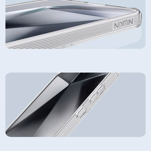 Nillkin Nature TPU Pro Magneettinen Suojakuori MagSafe-tuella Samsung S25:lle - valkoinen