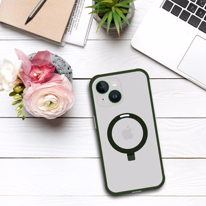 Tel Protect Magical Magsafe Stand Suojakuori iPhone 13:lle vihreä