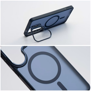 Suojakuori Samsung S26 ULTRA Forcell F-Protect Shadow Stand Premium MagSafe-yhteensopiva tummansininen