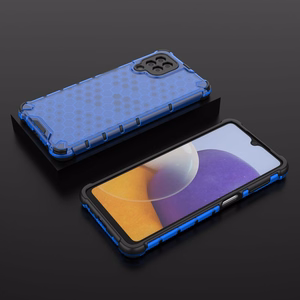 Honeycomb Asia panssari kansi TPU puskuri Samsung Galaxy A22 4G sininen