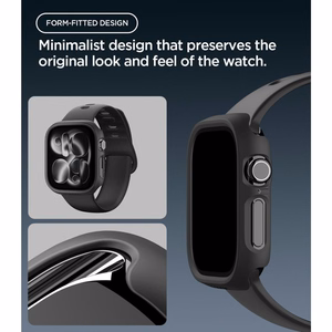 Spigen Thin Fit -suojakuori laitteelle Apple Watch 46 mm – musta