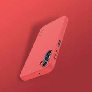Nillkin Super Frosted Shield Suojakuori Samsung Galaxy A14 5G / Galaxy A14:lle musta