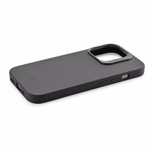 Cellularline Sensation Plus -suojakuori iPhone 15 Pro -laitteelle, materiaaliin integroidulla Microban-antibakteeriteknologialla, musta