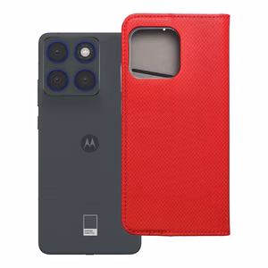 SMART CASE Book kuori Motorola Edge 70:lle - punainen