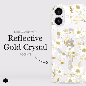 MagSafe-yhteensopiva Kate Spade New York Sunshine Floral -suojakuori Apple iPhone 16:lle