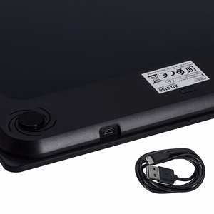 Bathroom scale ADLER AD 8194s STRIPES rechargeable USB-C Black