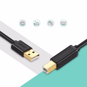 Ugreen US135 USB-A–USB-B-tulostinkaapeli, 1,5 m (10350)