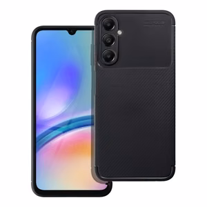 Suojakuori Samsung A05:lle Carbon Premium musta