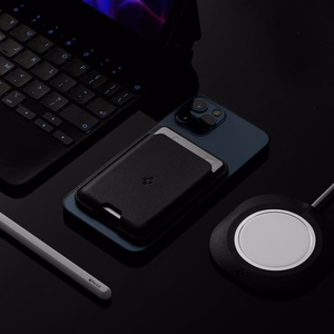 Spigen Valentinus magneettinen lompakko MagSafe - musta