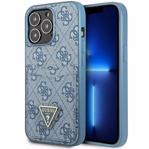 Guess 4G Triangle Logo Cardslot Suojakuori iPhone 13 Pro / 13:lle - sininen