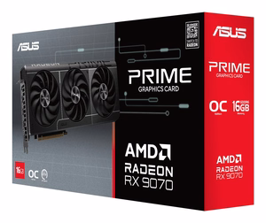 ASUS Prime -RX9070-O16G-EVO AMD Radeon RX 9070 16 GB GDDR6 Näytönohjain