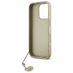 Guess 4G Charms Collection suojakuori iPhone 16 Pro:lle - musta