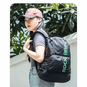Rockbros H10-BK urheilullinen kokoontaitettava reppu 18 l - musta