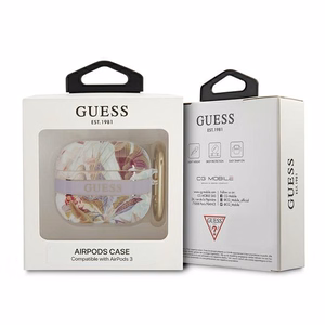 Guess GUA3HHFLU AirPods 3:n suojus violetti/lila Kukkahihna-mallisto