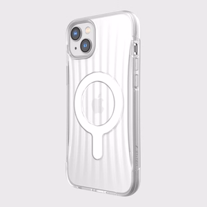 Raptic X-Doria Clutch Kotelo iPhone 14 Plus MagSafe takakansi läpinäkyvä