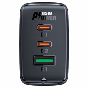Acefast fast charger GaN (2x USB-C / USB-A) PPS / PD / QC4+ 65W white (A41)