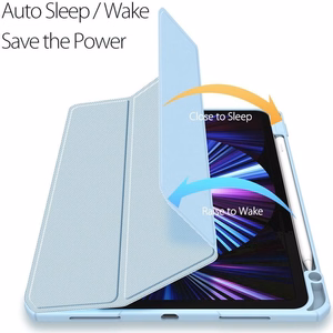 Dux Ducis Toby suojakuori Samsung X810/X816 Tab S9 Plus/X610/X616 Tab S9 FE Plus sininen