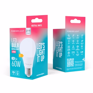 Forever Light LED-lamppu E27 A60 7W 806lm 4000K luokka E