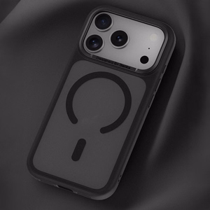 Benks Magnetic Mist metallikehyksinen suojakuori (C.K.FF.AP.BK.0072) iPhone 18 Pro / 17 Pro -puhelimille, musta, kameran ohjauspainikkeella