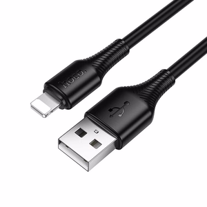 Hoco X120 kaapeli USB A - Lightning 2,4A 1 m musta