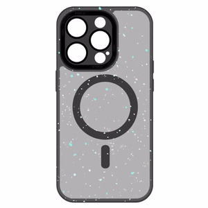 Tel Protect Magnetic Splash Frosted Suojakuori iPhone 15 Plus:lle musta