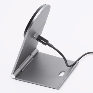 FORCELL F-ENERGY Flip Charge Qi2 15W langaton laturi MagSafe-yhteensopiva hopea