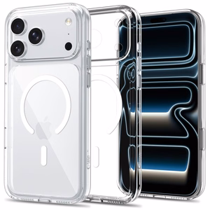 Tech-Protect Flexair Hybrid CC MagSafe suojakuori mallille iPhone 17 Pro Max / 18 Pro Max – läpinäkyvä
