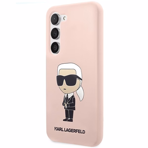 Karl Lagerfeld KLHCS23MSNIKBCP S23+ S916 kovakuori vaaleanpunainen/vaaleanpunainen Silikoninen Ikonik