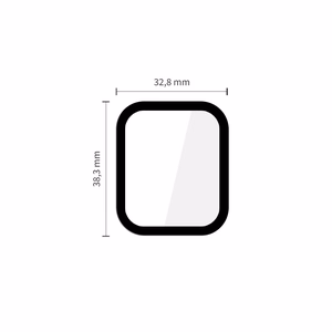 Tech-Protect Glass Flex+ 2-pack Apple Watch 40mm:lle - Musta