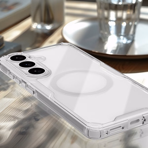 Nillkin Nature TPU Pro MagSafe yhteensopiva suojakuori Samsung Galaxy S26:lle valkoinen