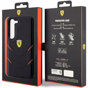 Ferrari FEHCS23MPBAK S23+ S916 musta/musta kovakuori Hot Stamp Lines