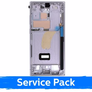 Mid-Frame Housing for Samsung S918 S23 Ultra / Lavender / (Service Pack)