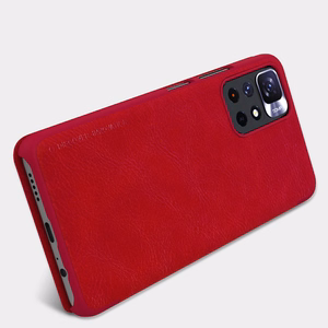 Nillkin Qin Asia Flip Case Xiaomi Redmi Note 11T 5G / 11S 5G / 11 5G (Kiina) / Poco M4 Pro 5G - Musta