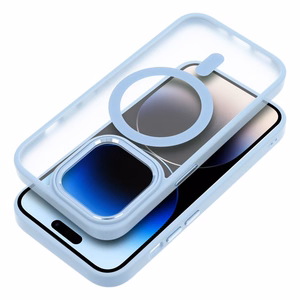 Suojakuori iPhone 17 AIR:lle Full Matte Mag Cover yhteensopiva MagSafe sininen