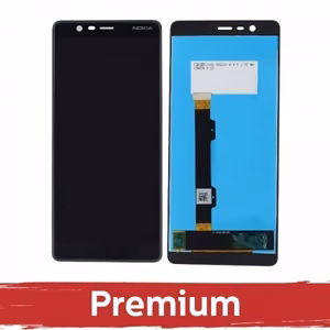 LCD-näyttö yhteensopiva Nokia 5.1 (Nokia 5 2018) musta OEM