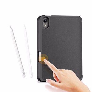 Dux Ducis DOMO -taittosuojakuori kynälokerolla iPad mini 7/6 musta