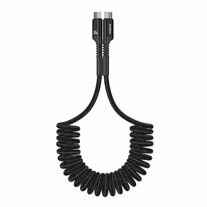 Baseus Fish-Eye USB-C - USB-C pikalaturi kaapeli 1 m 100 W musta