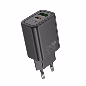 Puhelinlaturi Hoco USB A + USB C QC3.0 PD 3A 20W N61 musta