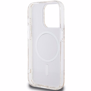 Guess IML GCube MagSafe Suojakuori iPhone 15 Pro Max:lle - ruskea