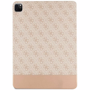 Guess 4G Stripe Allover Suojakuori iPad Pro 12.9":lle - vaaleanpunainen