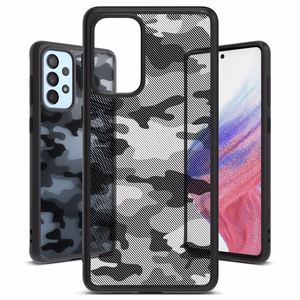 Ringke Fusion Fusion Matte tpu tapauksessa kehys Samsung Galaxy A73 musta musta