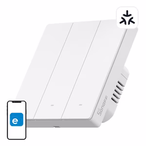 SONOFF M5-3C-86W WiFi Matter älykäs seinäkytkin (3-kanavainen)