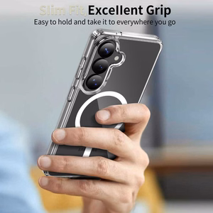 Tech-Protect FlexAir Hybrid MagSafe suojakuori Samsung Galaxy S26:lle läpinäkyvä